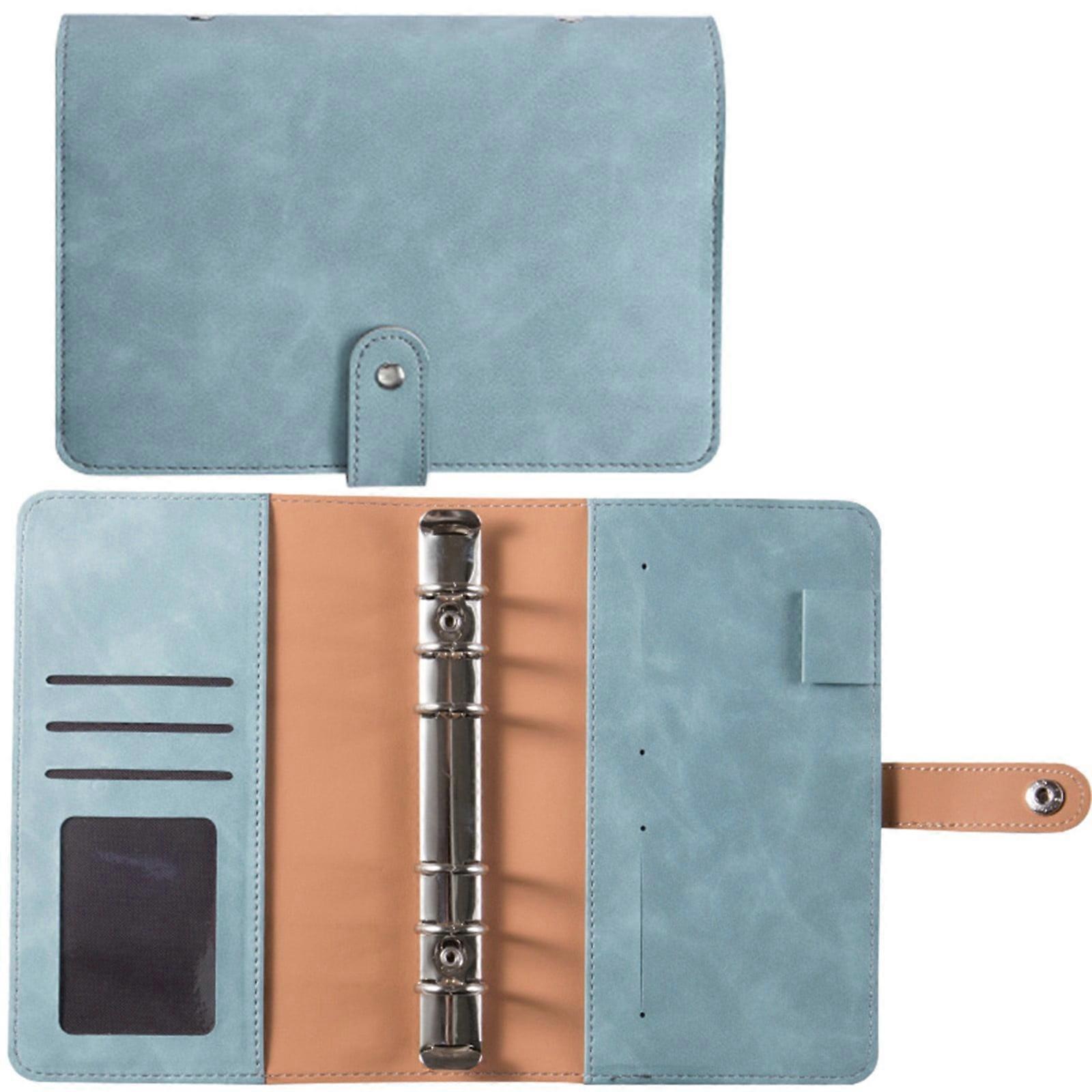 WinysinA6 Leather Notebook Binder Can Supplement Loose-Leaf Notes Change Storage Book