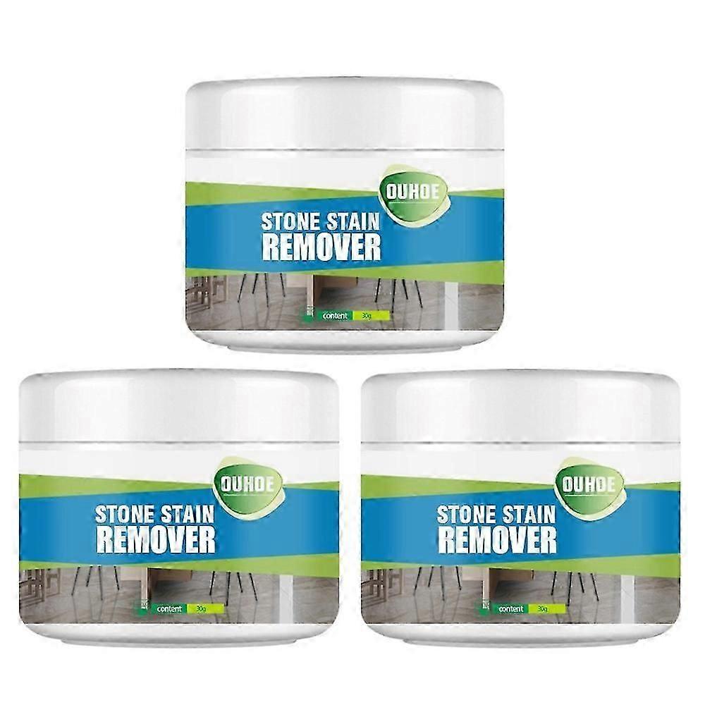3 قطع 30 جرام منظف عميق مزيل بقع حجر الجرانيت بسيط وسهل إزالة الأوساخ