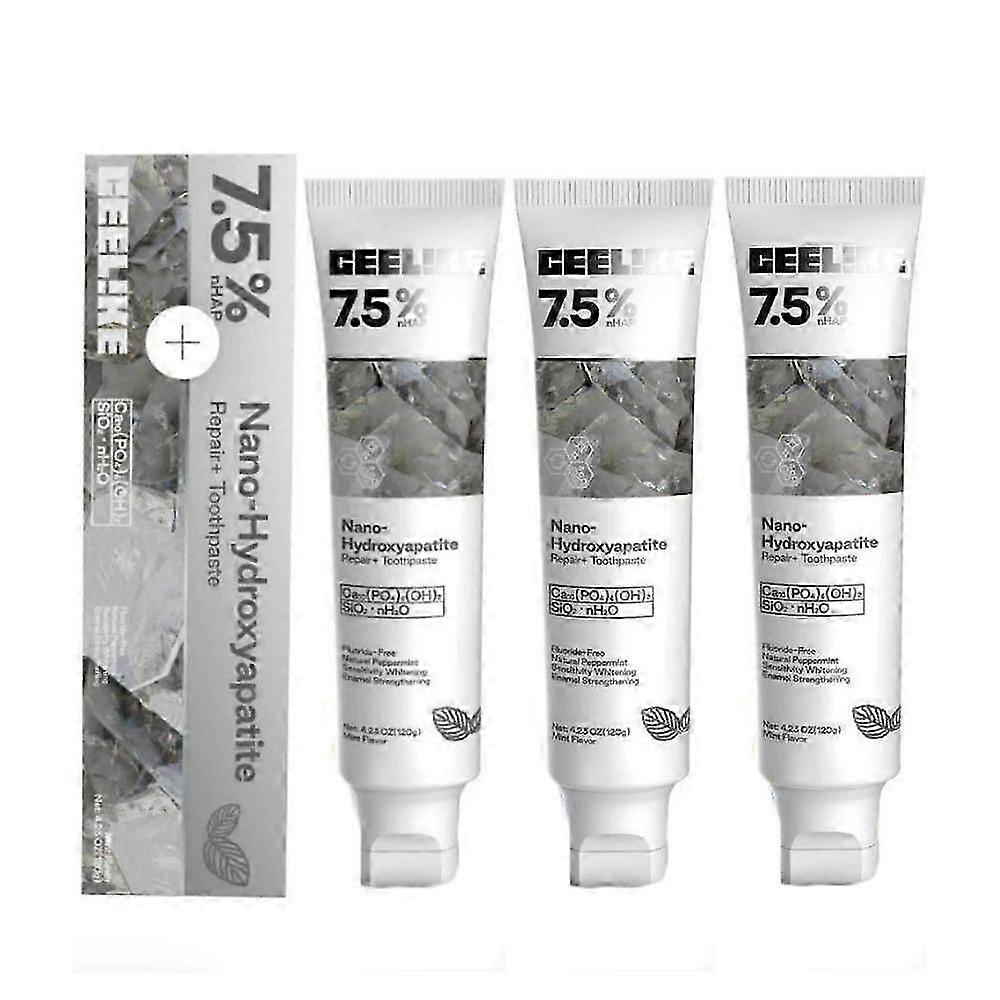 1-5X CEELIKE Hydroxyapatite ToothpasteEnamel Strengthening&Sensitivity.Whitening