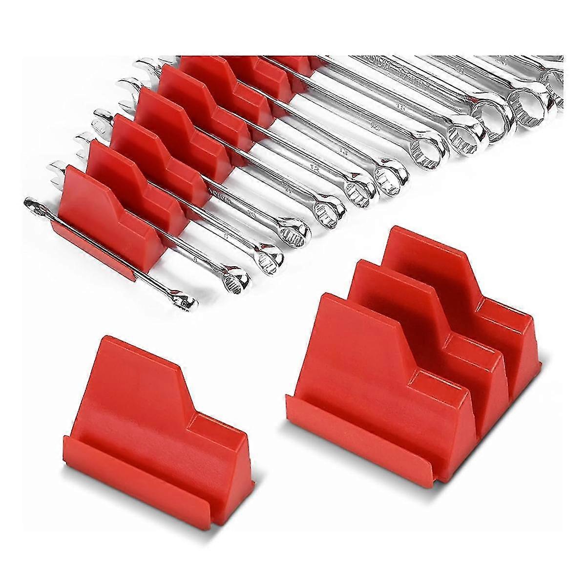 Magnetic Wrench Organizer for Tool Box, Suitable for 20 Wrenches, Wrench Organizer is Perfect for Garage and Workshop C