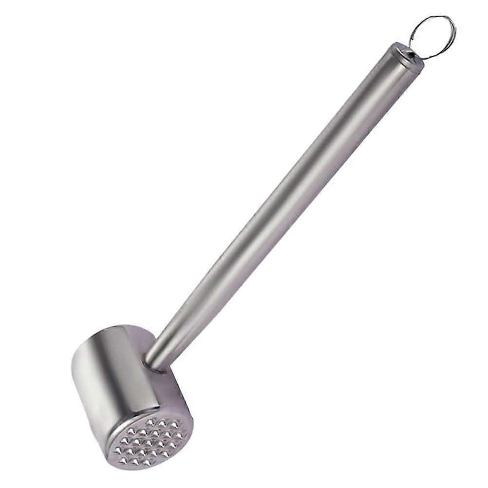 1pc Stainless Steel Home Meat Tenderizer Practical Meat Hammer Kitchen Gadget