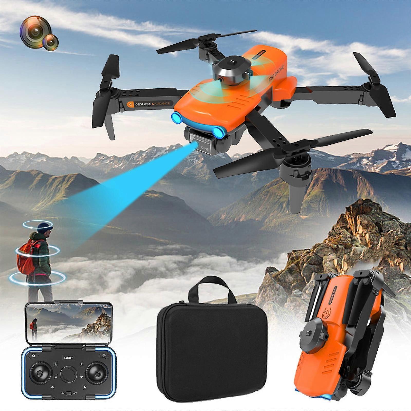 Kayannuo Easter Gifts for Men Clearance Foldable FPV Drone with 1080P WiFi Camera, Gesture Control RC Quadcopter with Batteries, Optical Flow