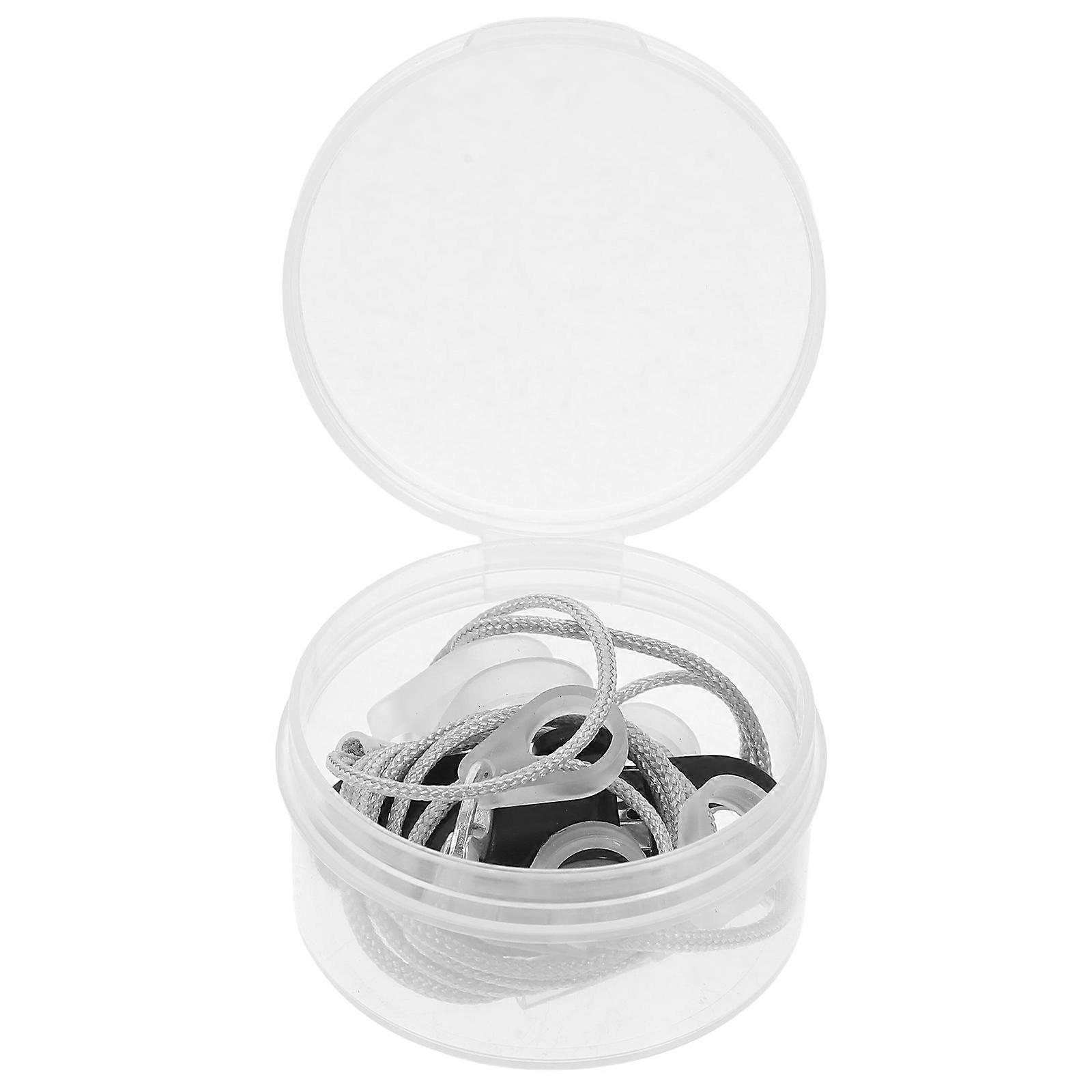 Hearing Amplifier Secure String Adjustable Lanyard Holder with Dual Clip 1Set