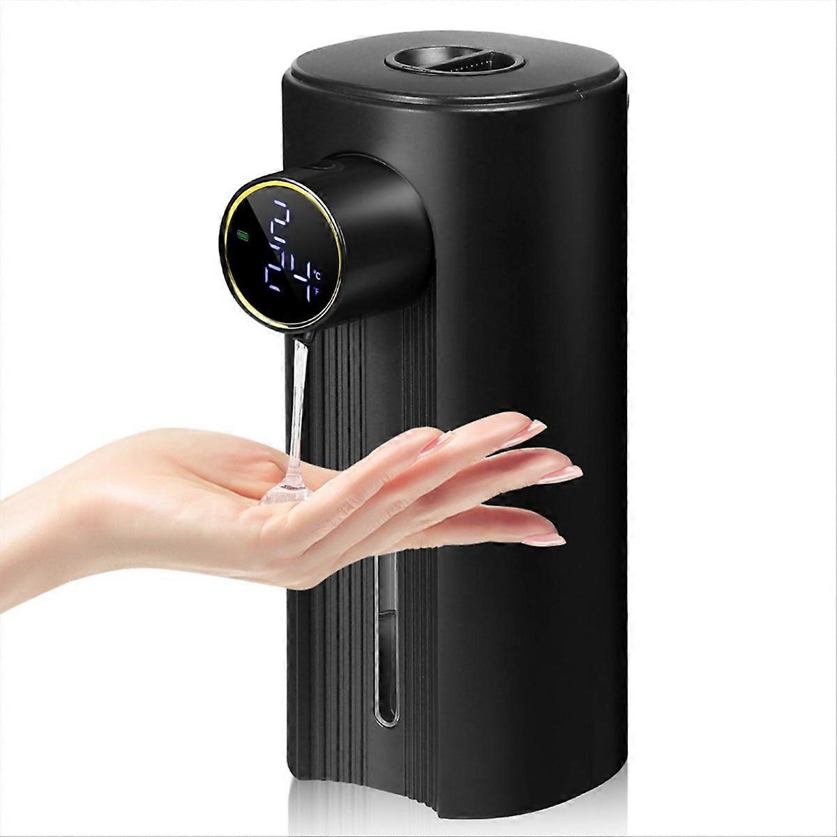 Touchless Automatic Foaming Soap Dispenser 11.83Oz, Liquid Black