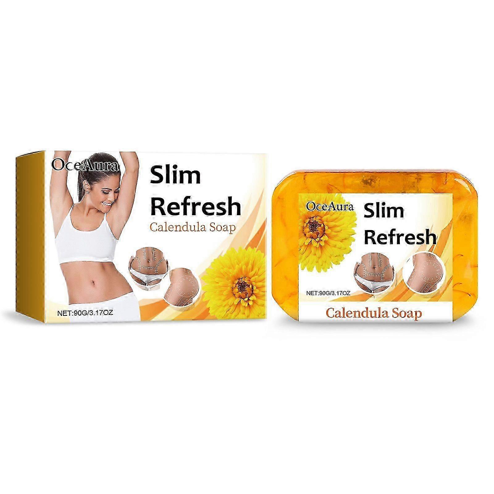 Refreshing Calendula Soap, Refreshing, Light And Gentle Cleansing Skin Shaping Cleansing Soap