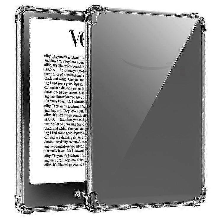 Compatible For Amazon Kindle Paperwhite 5 (2021) Transparent E-Reader Case Anti-drop Four Corners TPU Cover