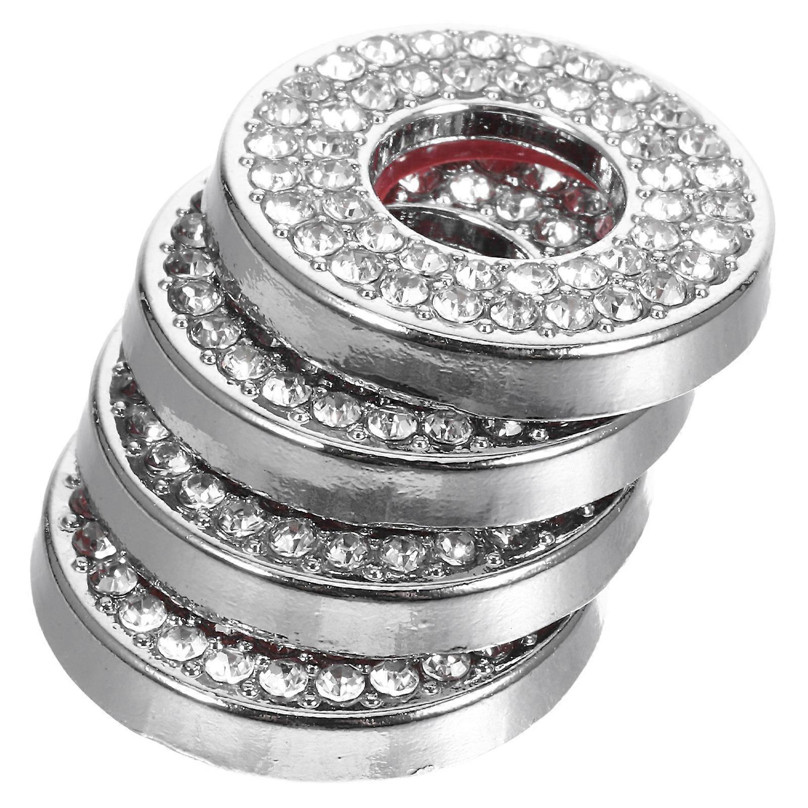 Interior Vehicle Door Pull Pins Cover Silver for Car 20Pcs Set