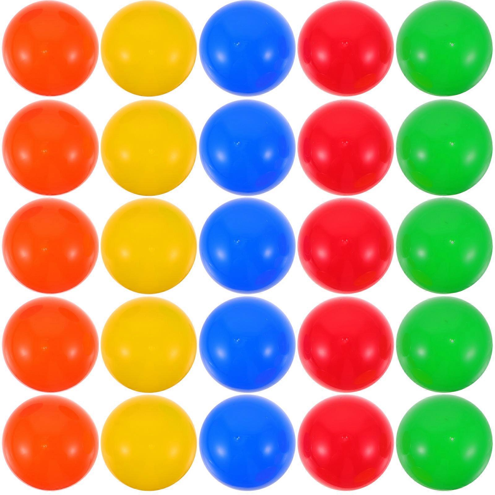 Raffle Balls PVC Balls for Decor Openable 250Pcs Assorted Color