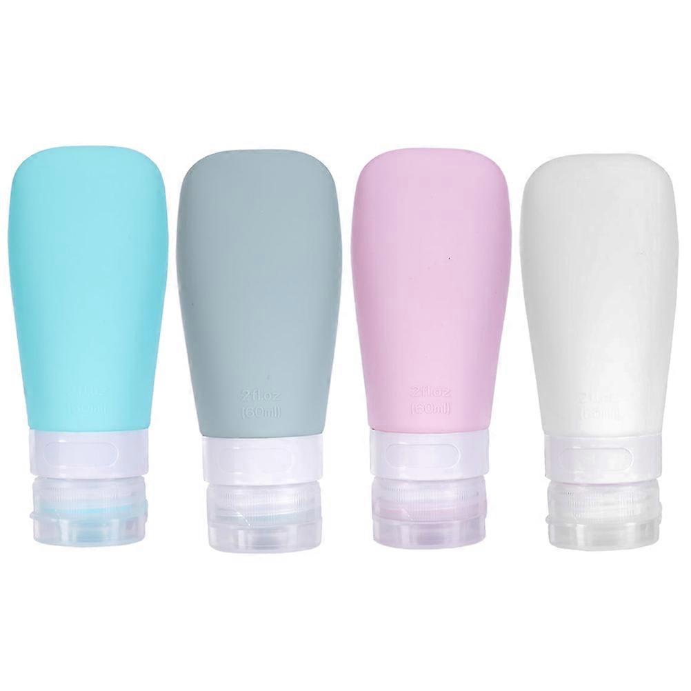Lotion Containers Silicone Bottles for Travel Use 8Pcs Assorted Color