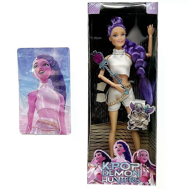 Poupées K-POP Démon Hunters 29 Cm – Rumi, Mira, Zoey – Articulées Avec Tenues Et Accessoires – Fan Collector