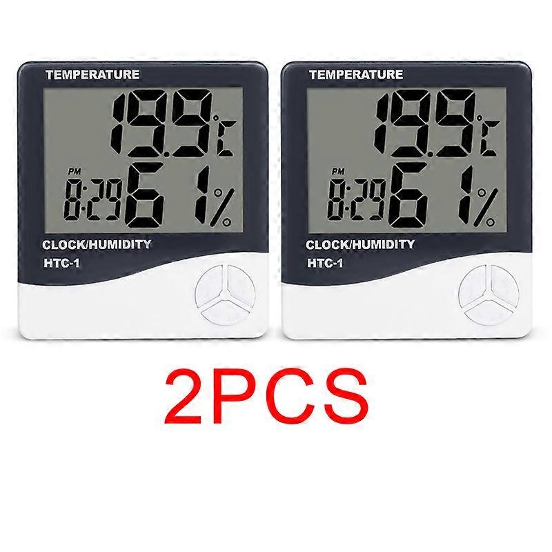LCD Digital Thermometer Hygrometer Indoor Room Electronic Temperature Humidity Meter Sensor Gauge Weather Station For Home
