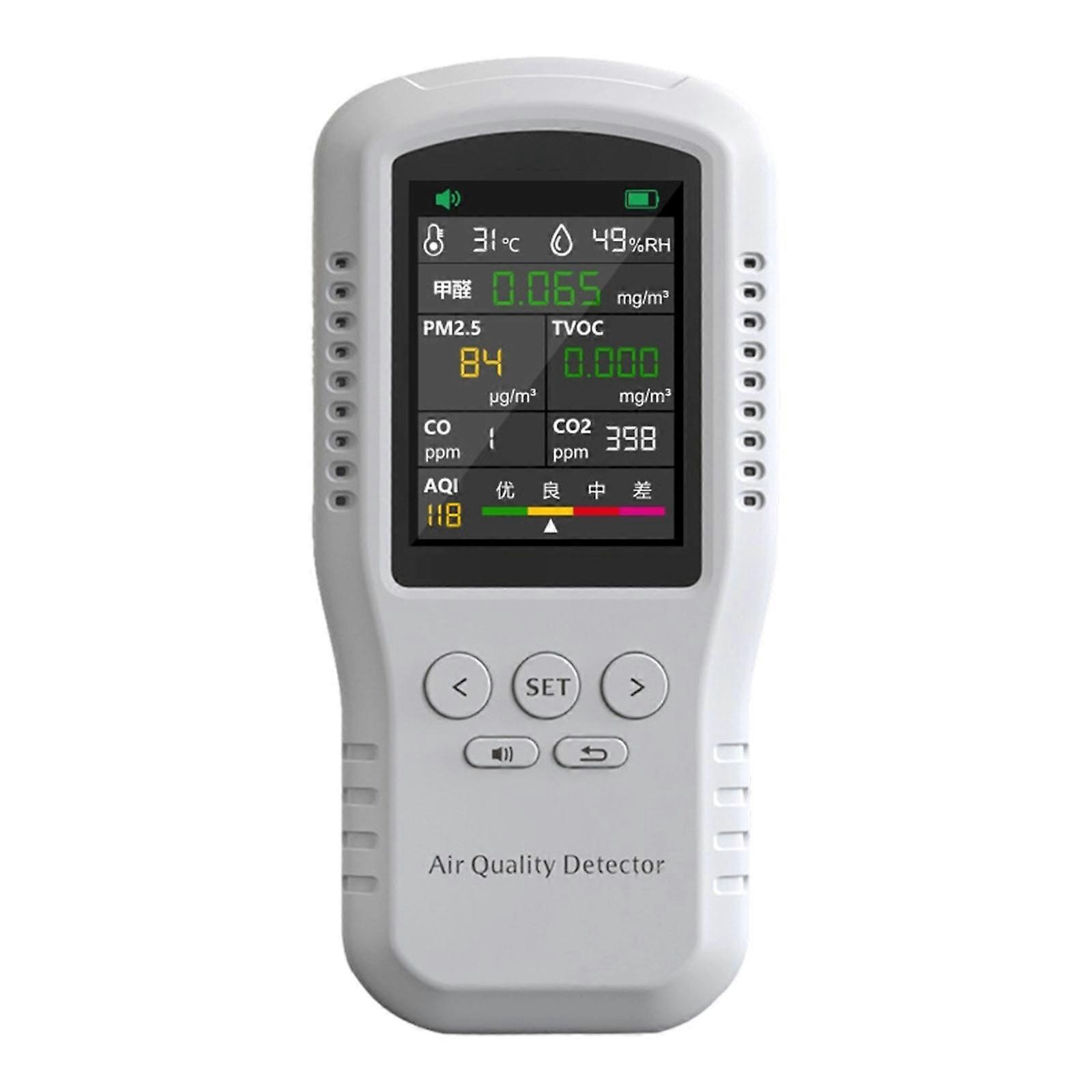 Realtime Indoor Air Quality Analysis for Formaldehyde Concentration Featuring Portable Design and User Friendly Operation Multicolor