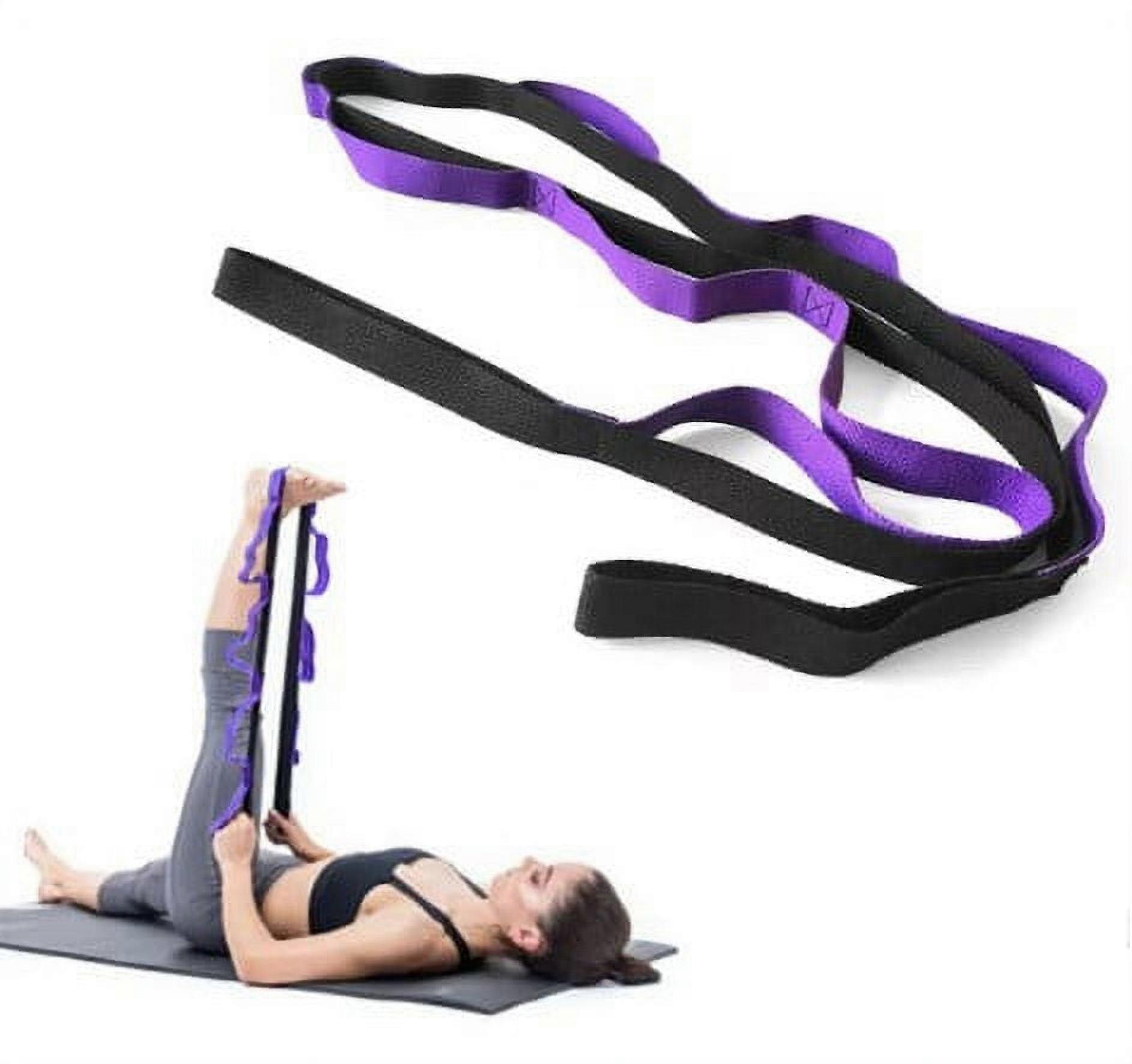 Yoga Daisy Chains Multi-loop Nonelastic Stretching Strap for Pilates