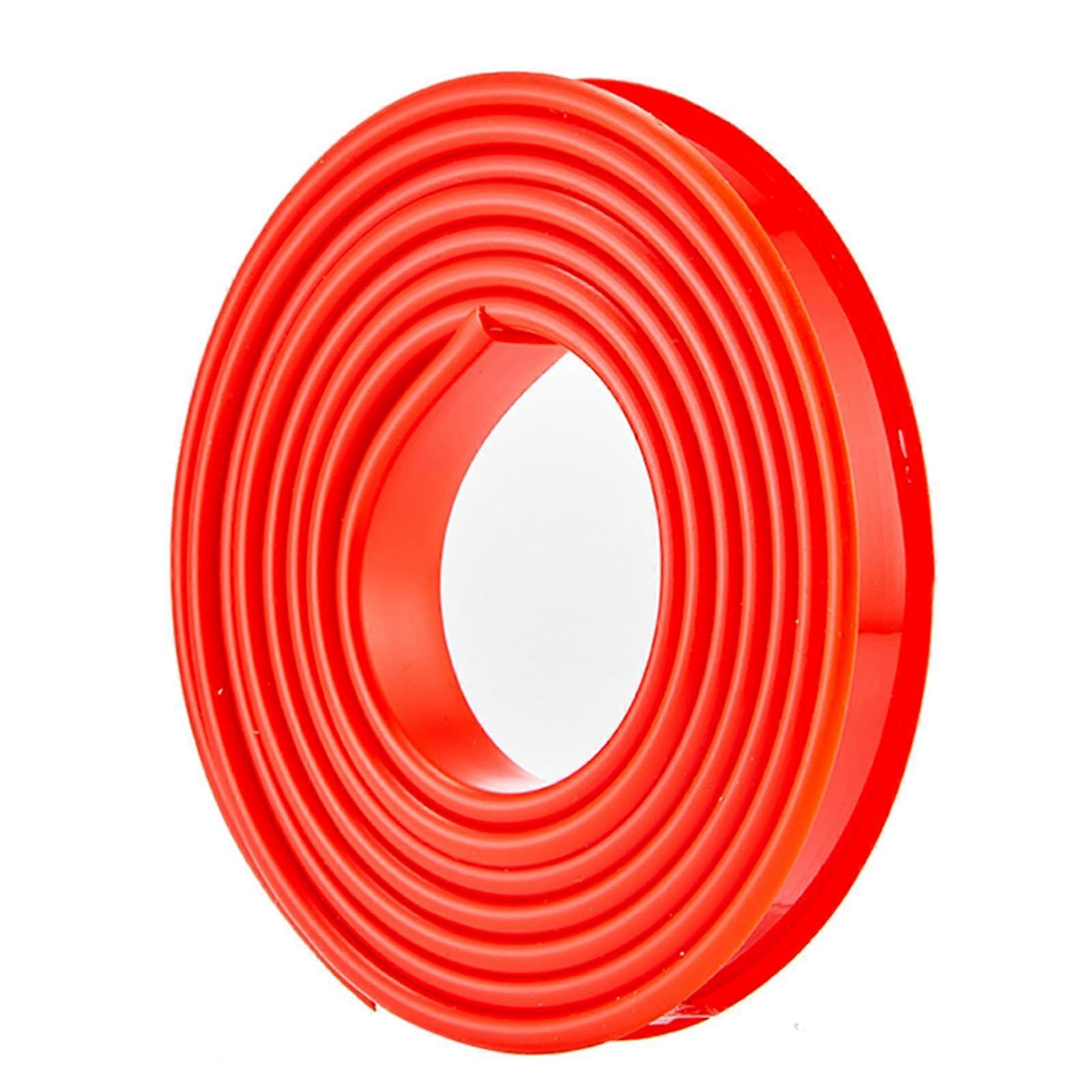 U Shape Self Adhesive Edge Banding Strip Red TPE Edge Trim for Furniture Protection and Waterproof