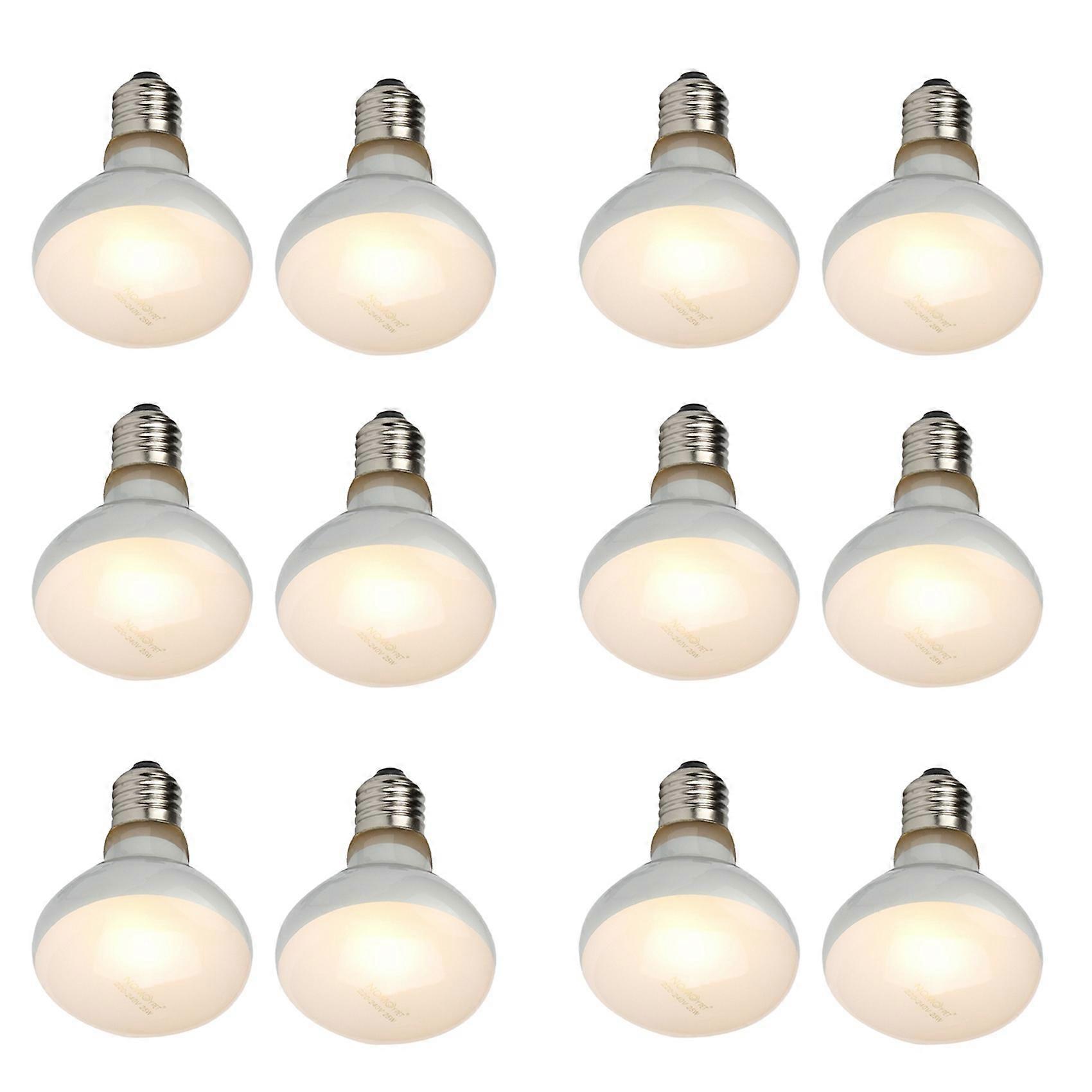 NOMOYPET 12 Pack Reptile Uvb Uva Heat Lamp Bulb for Reptiles Truly Sun-Like Bright Heat for Reptiles (100 W)