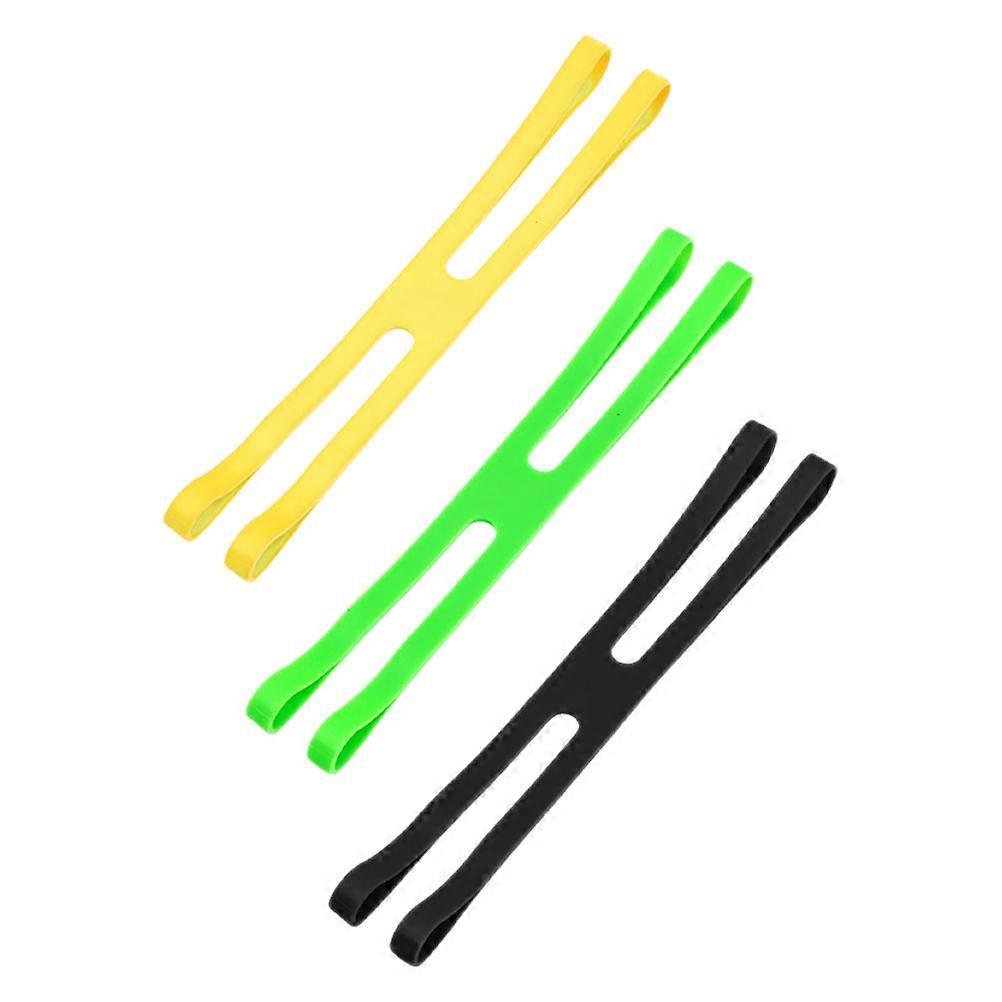 12Pcs Silicone Elastic Bands for Fixing Reusable Rubber Straps