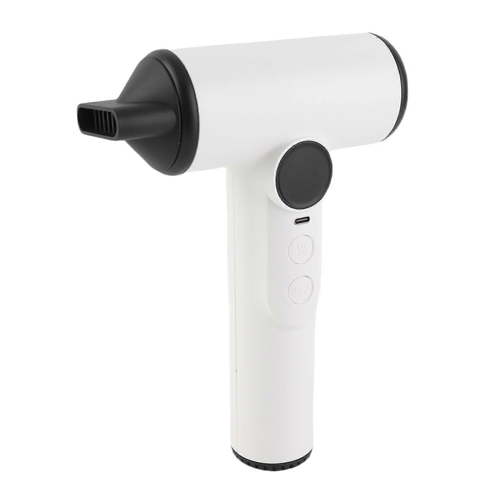 Cordless Hair Dryer USB Rechargeable with 3Speed Control Digital Display Lightweight for Travel