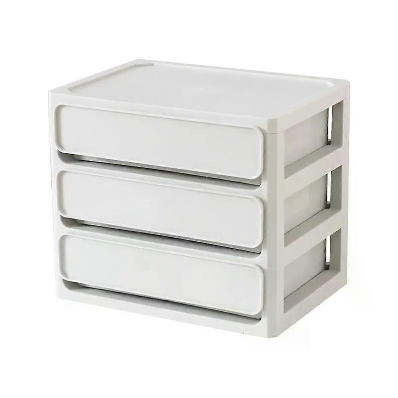 Plastic Storage Box Desktop Storage Box Korean Cosmetics Drawer Multi-layer Storage Cabinet Student Dormitory Organizer Box