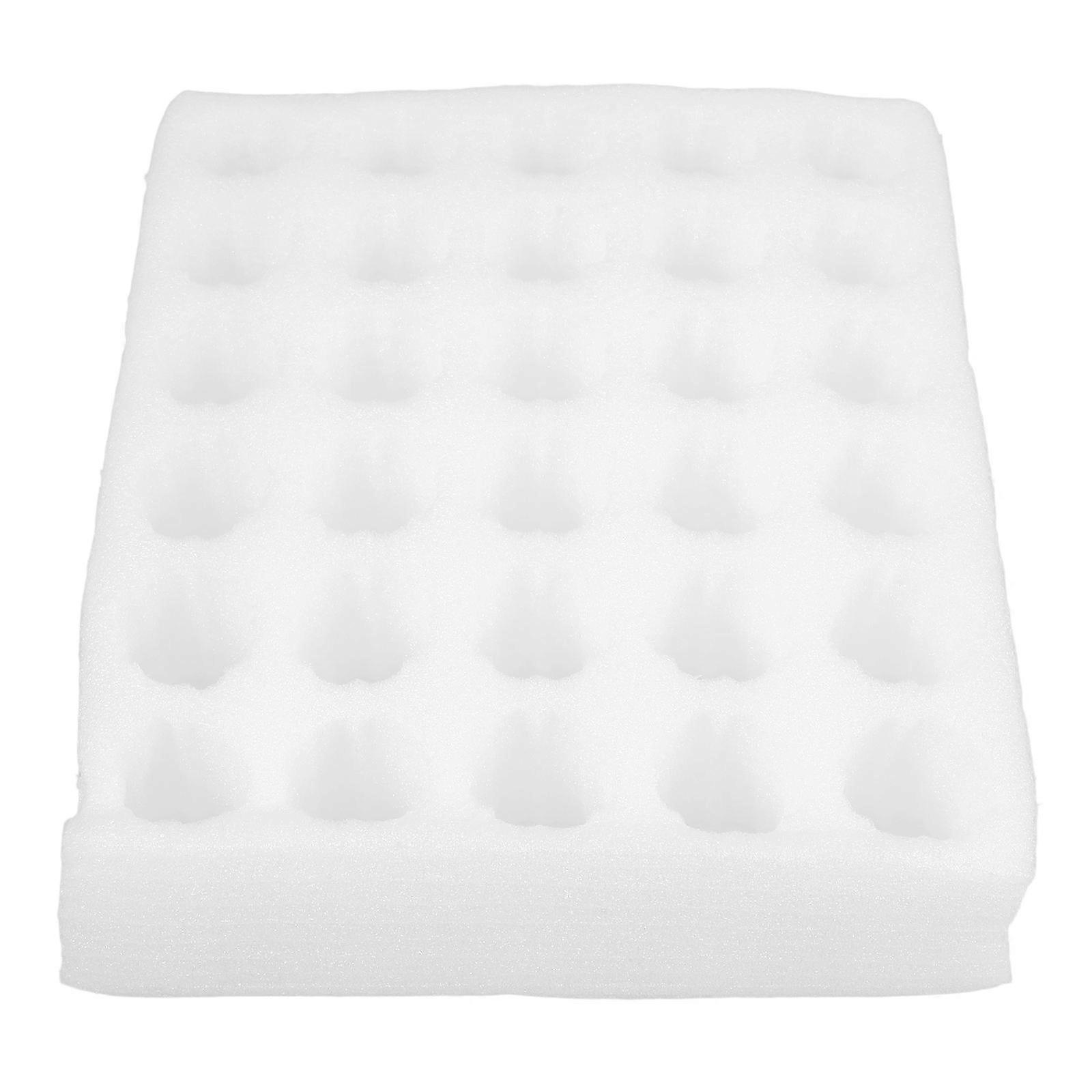 Egg Storage Holder White Egg Crate Pad for Safe Transport 30-Cell