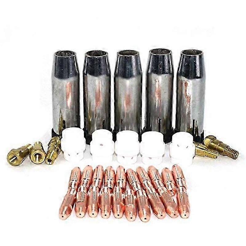 35 Pcs 24KD Consumable Torch Gas Diffuser Compatible MIG Welding Machine Fast