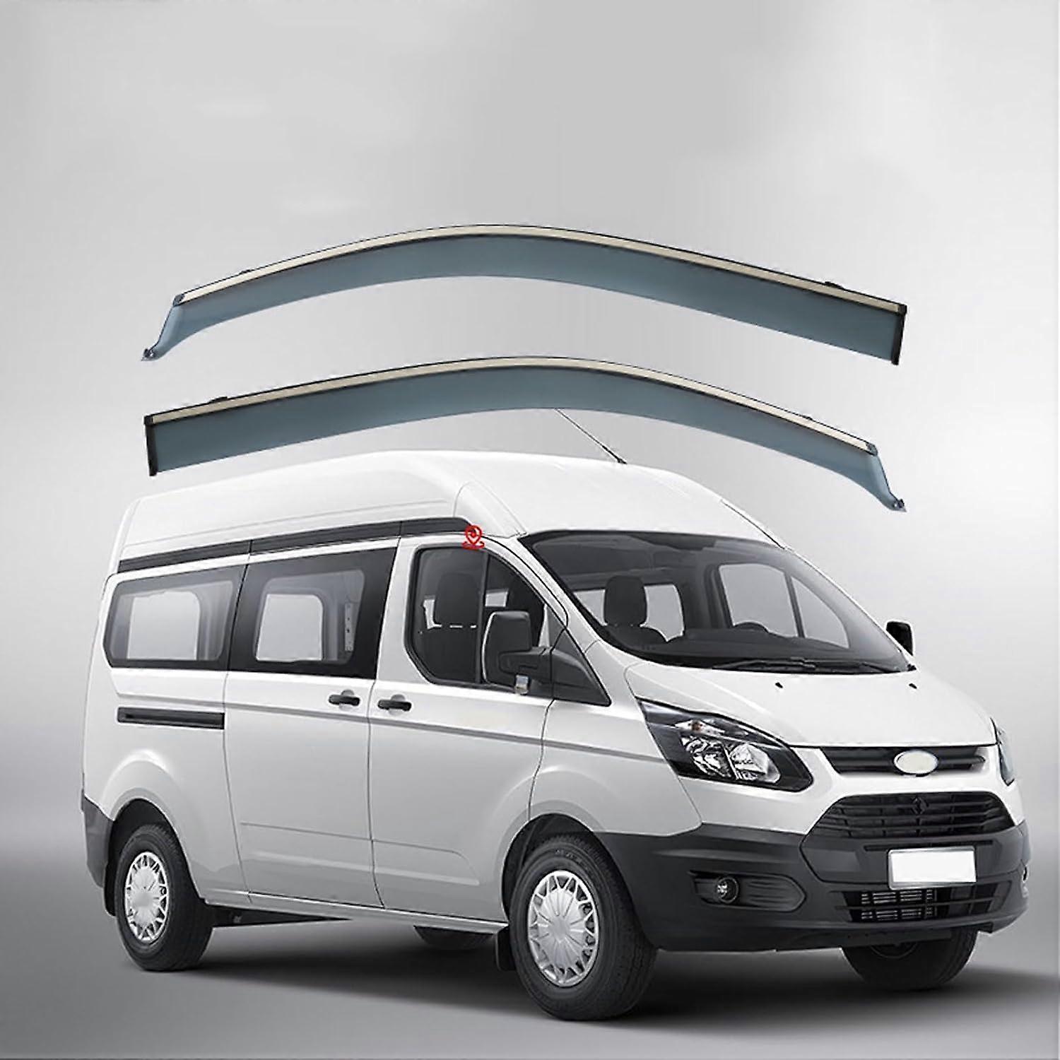 Wind Deflectors Rainproof Ventilation and Wind Noise Reduction Visors for Ford Transit MK4 2017+