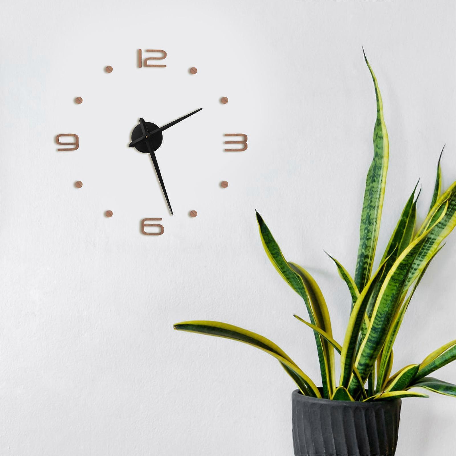 Clock Numbers Kit for Wall Clock Diy Replacement Numerals Multi Wood for Home Decoration 1Set