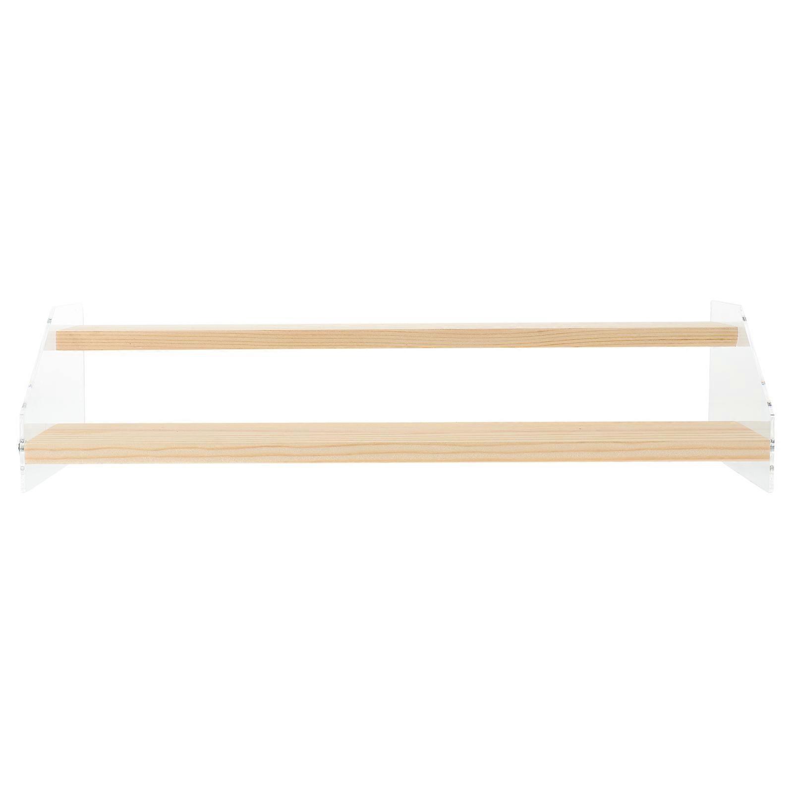 Wooden Riser Display Stand for Storage Tiered Display Riser Shelf