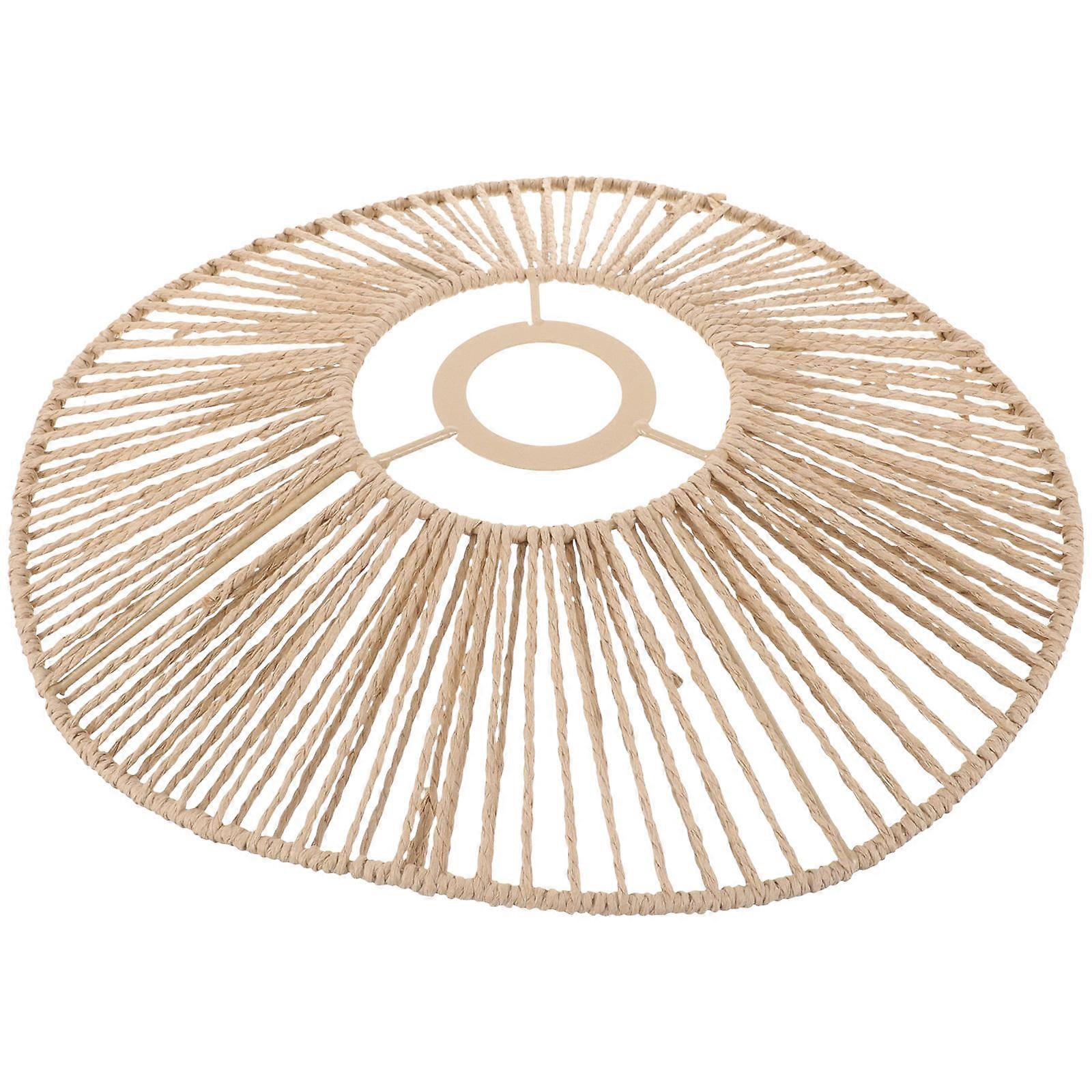 Woven Small Lampshade Retro Style Lampshade for Ceiling Lamp