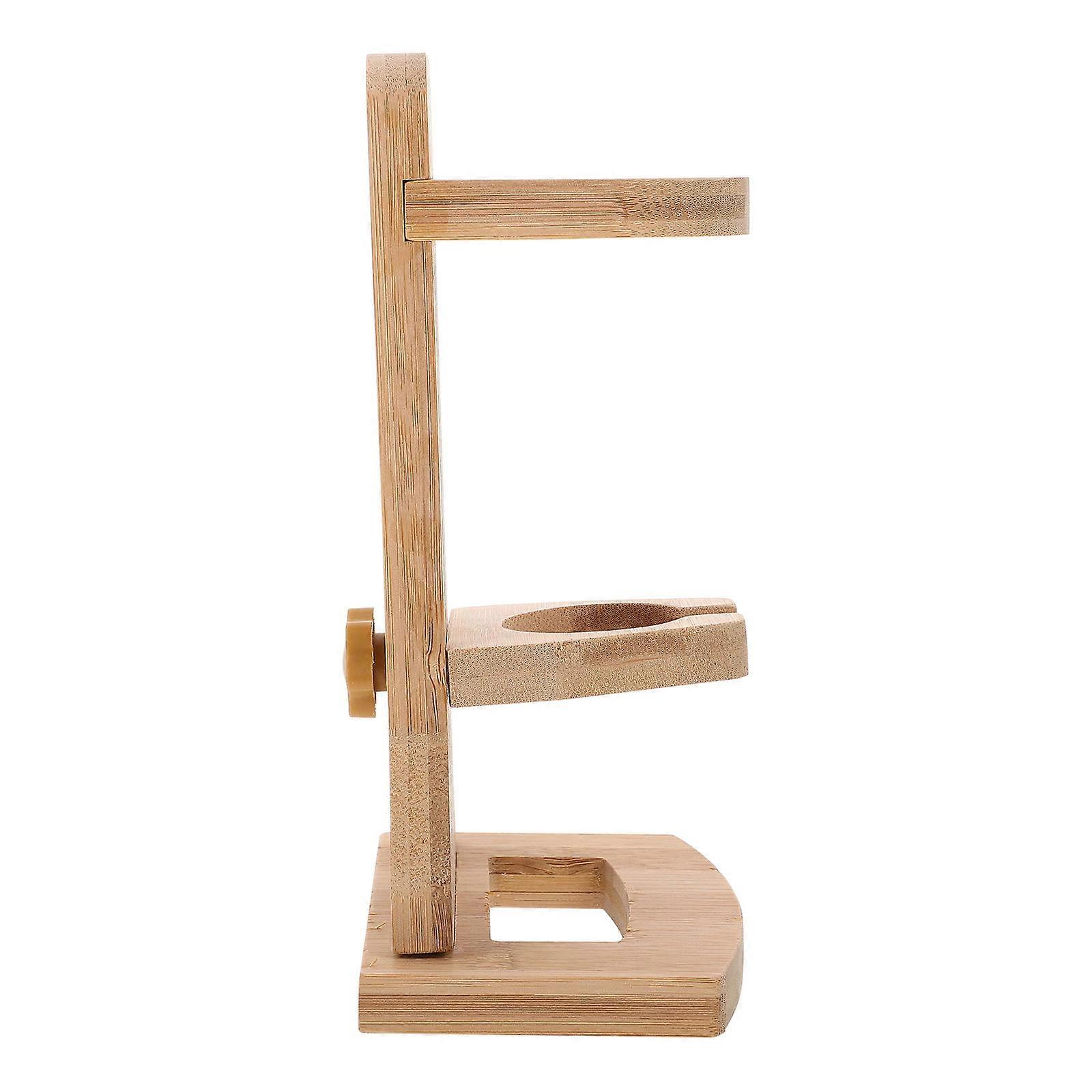 Rabbit Bamboo Bottle Stand Adjustable Waterer Holder