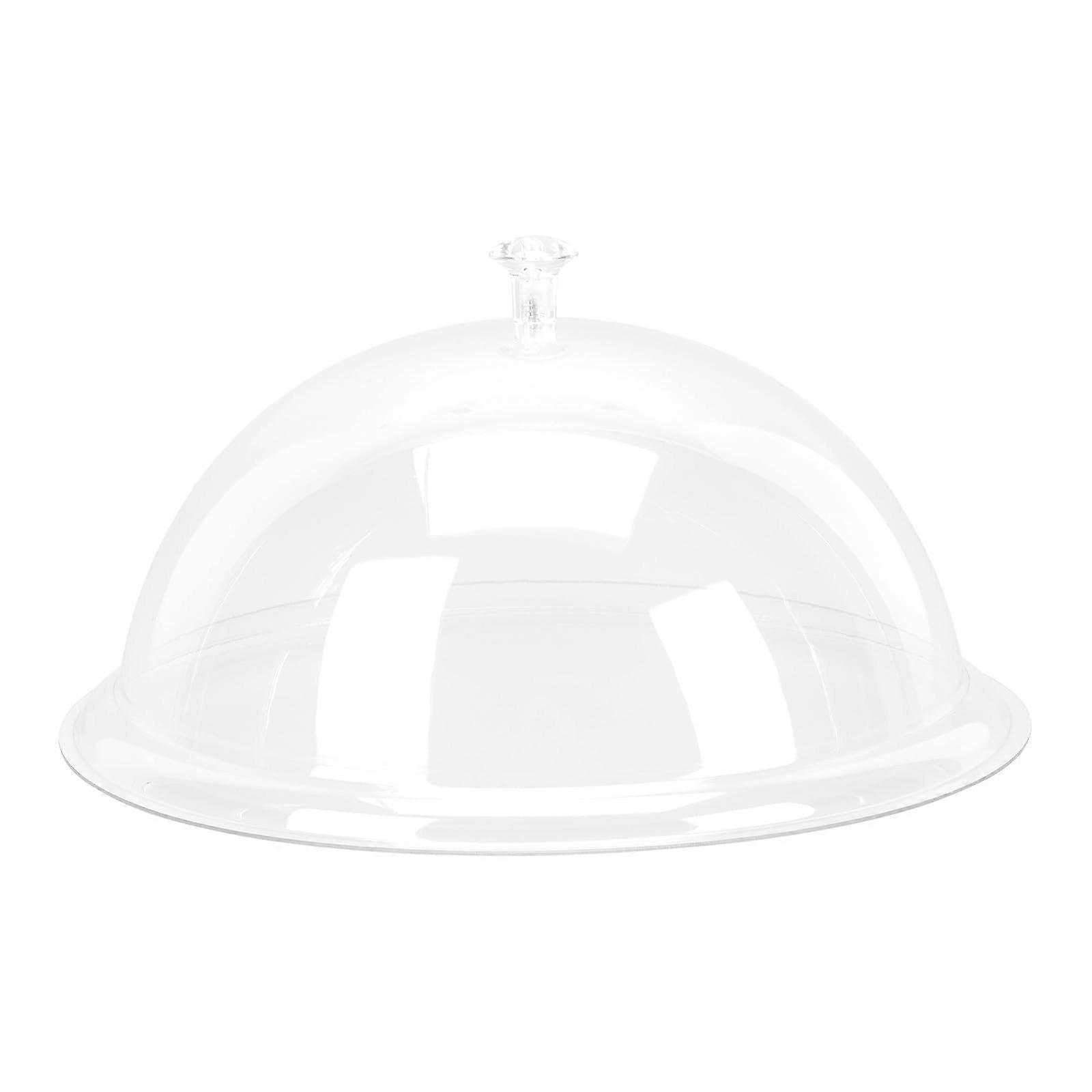 Clear Food Cover with Airtight Freshness Seal for Rectangular Plates and Trays Dustproof Protector