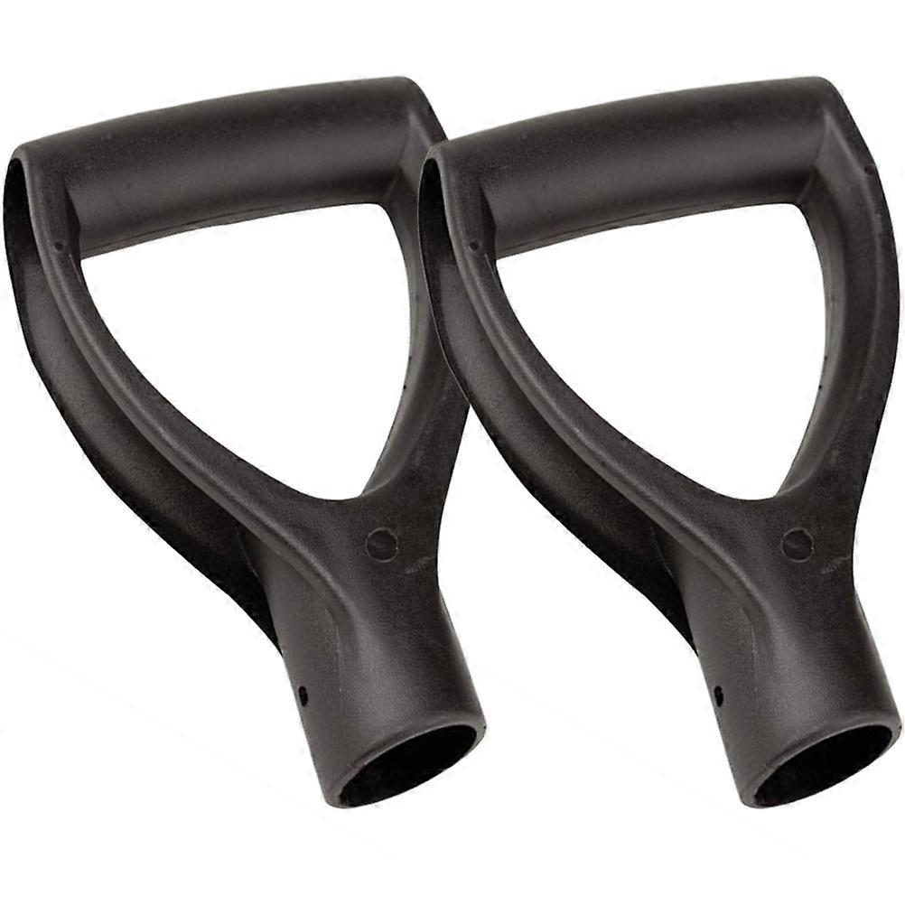 Plastic Grip Handle for Snow Replacement D-Shaped 2Pcs