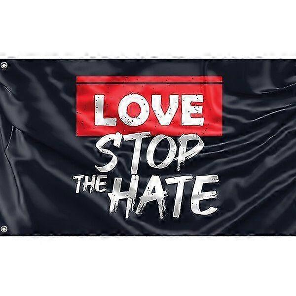 Love Stop The Hate Flag Pattern 308