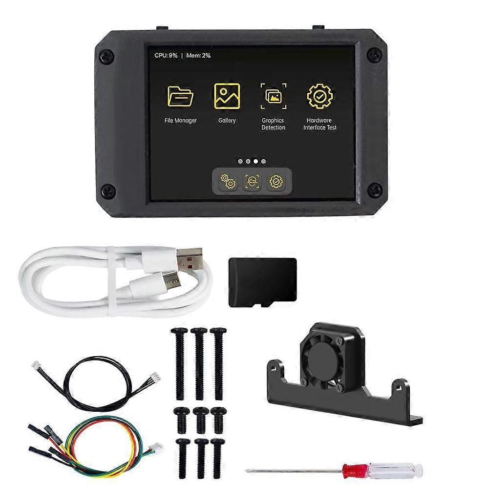 K230 Al Visual Recognition Camera Module with 2.4-Inch HD Touch Screen Large Memory for Robot Kit, with Fixed Bracket