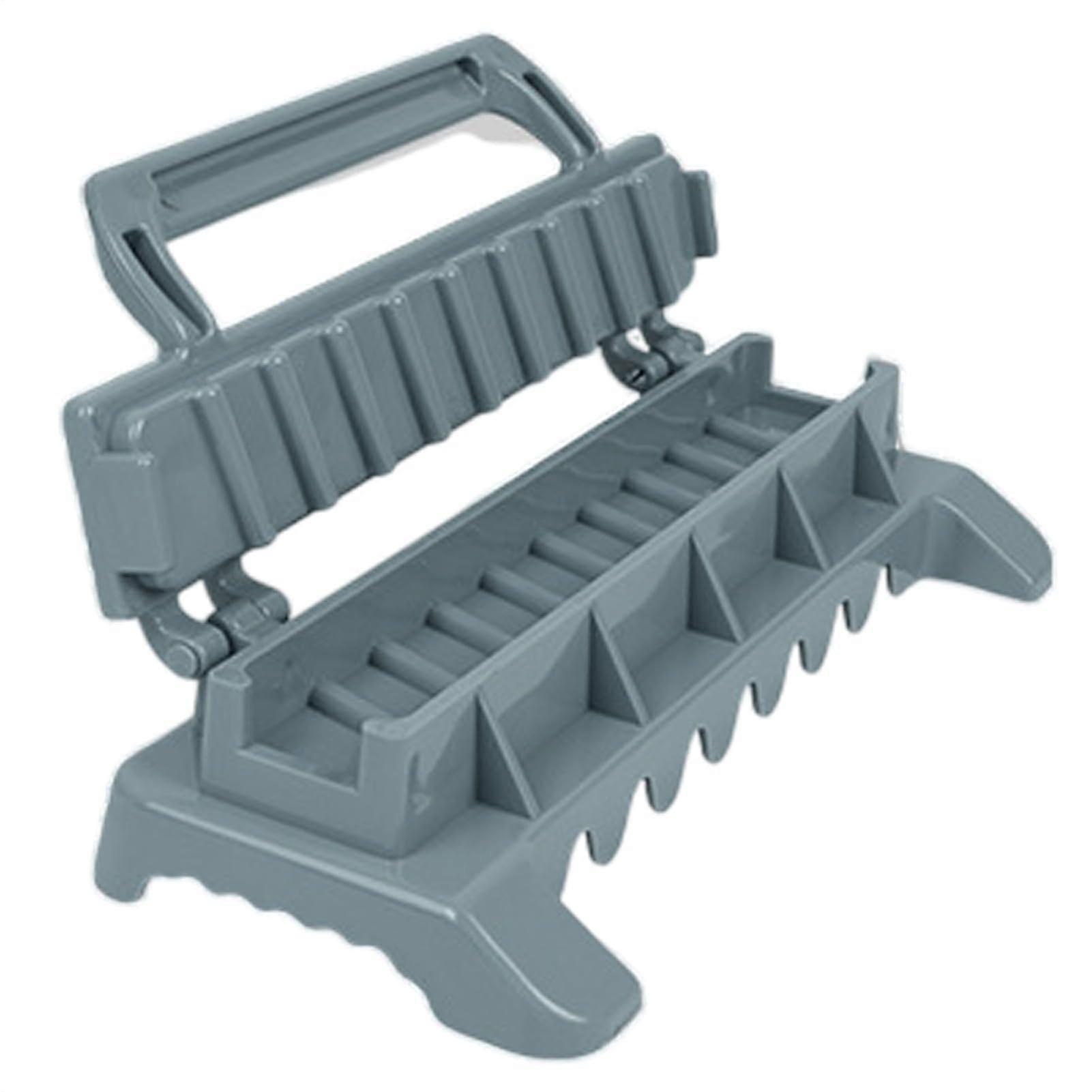 Kebab Maker Grill Press with Foldable Design and Slip Resistant Base for Outdoor BBQ and Camping