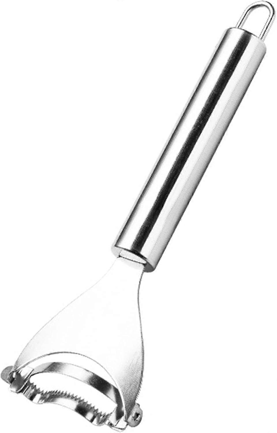 Stainless Steel Corn Peeler and Cob Stripper Tool with Ergonomic Handle for Quick Kernel Removal