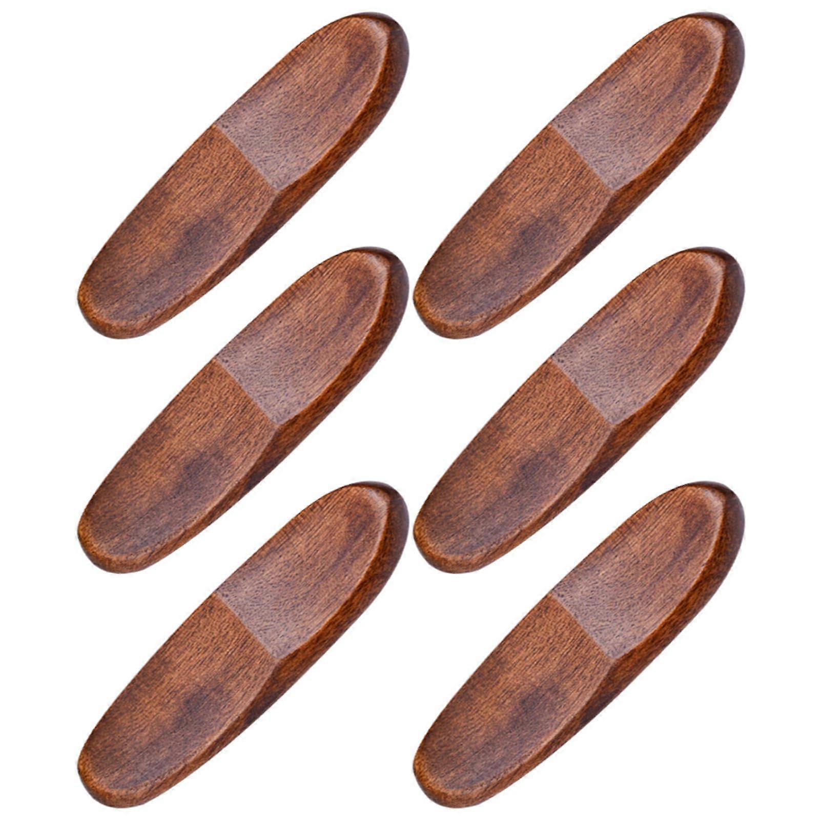6Pcs Wooden Chopstick Rest Japanese Style Holder Keeps Utensils Secure Rustic Dining Tableware