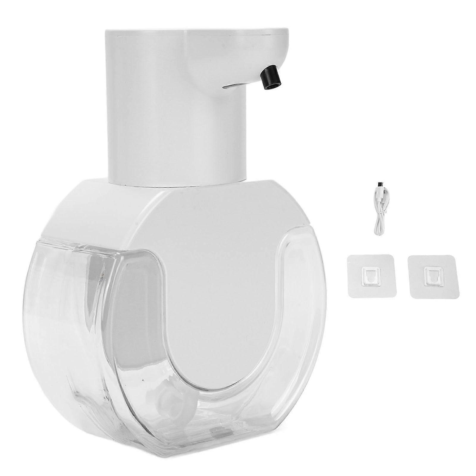 Touchless Automatic Foam Soap Dispenser Wall Mounted 420ml Smart Sensor Rechargeable IPX5 for Bathroom Kitchen