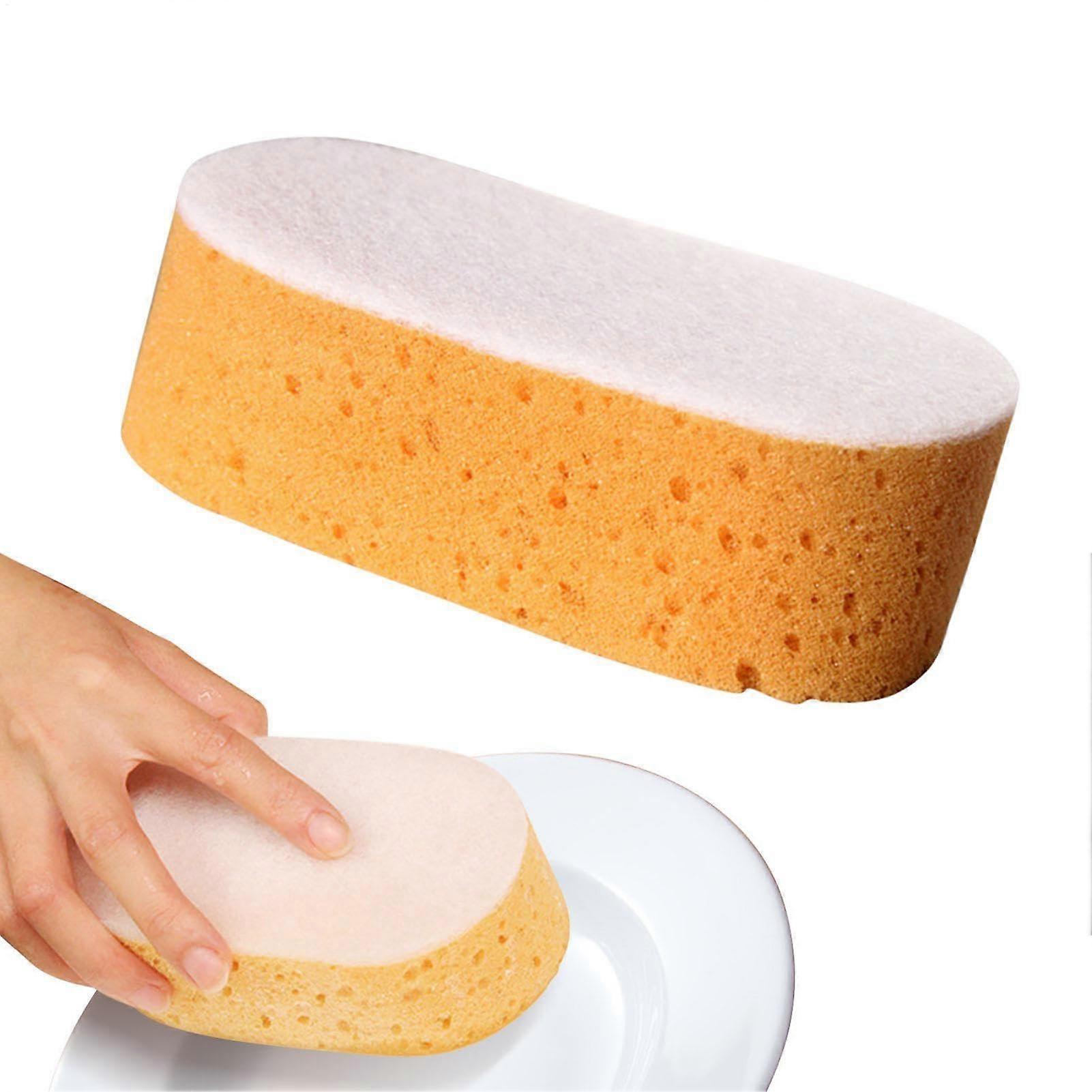 Double Sided Cleaning Sponge Scratch Honeycomb Kitchen Scrubber for MultiSurface Use