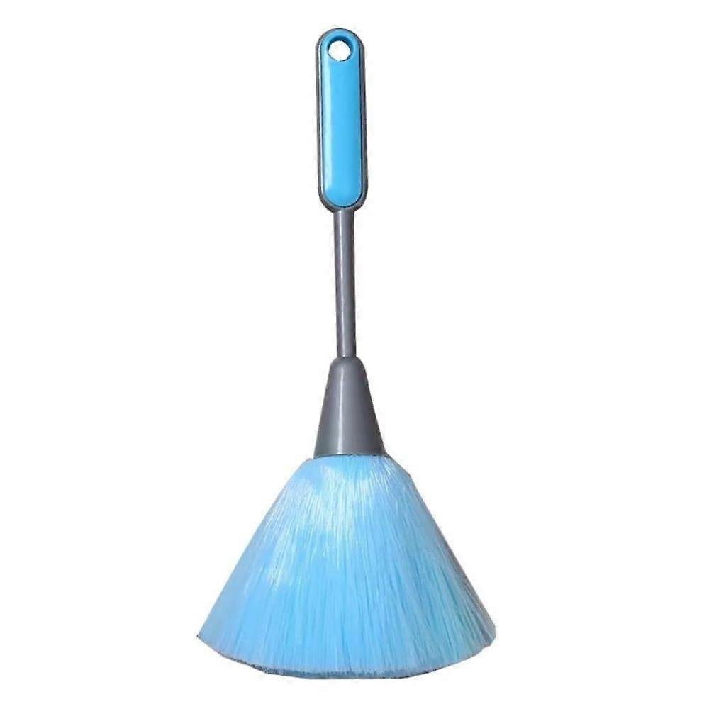 Extendable Feather Duster Set with Cobweb Brush for  Ceilings Fans Shelves Windows Blinds Blue 3pcs