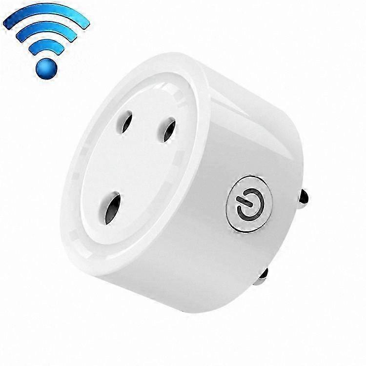 Smart WiFi Socket with Timer, Mini Remote Control Power Adapter, Compatible with Alexa, South Africa/India Plug