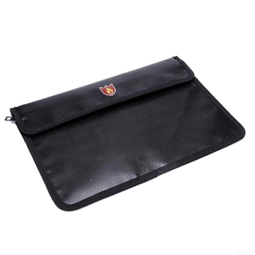 Fireproof Document Bag with Waterproof Seal and Zipper Closure for Secure File Organization