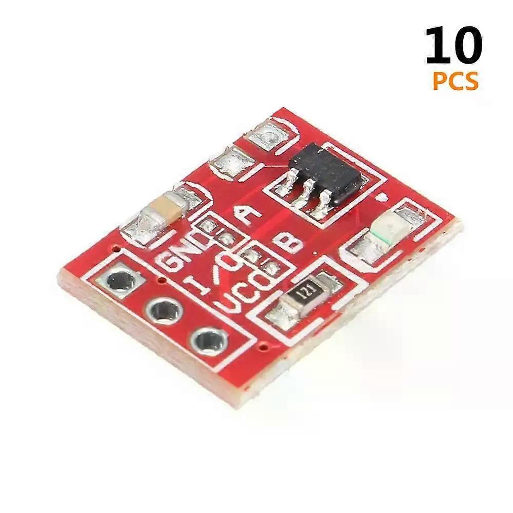 10Pcs TTP223 Touch Key Switch Module Touch Button Capacitive Switches Self-Locking/No-Locking Capacitive Touch Switches