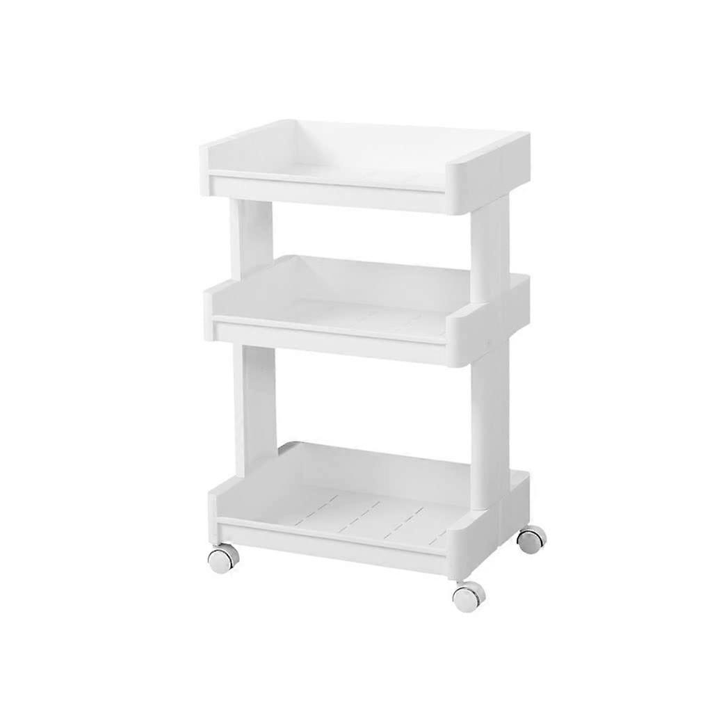 Printer Stand with Wheels, SpaceSaving 3Tier Storage Shelves, 70cm Office Printer Table