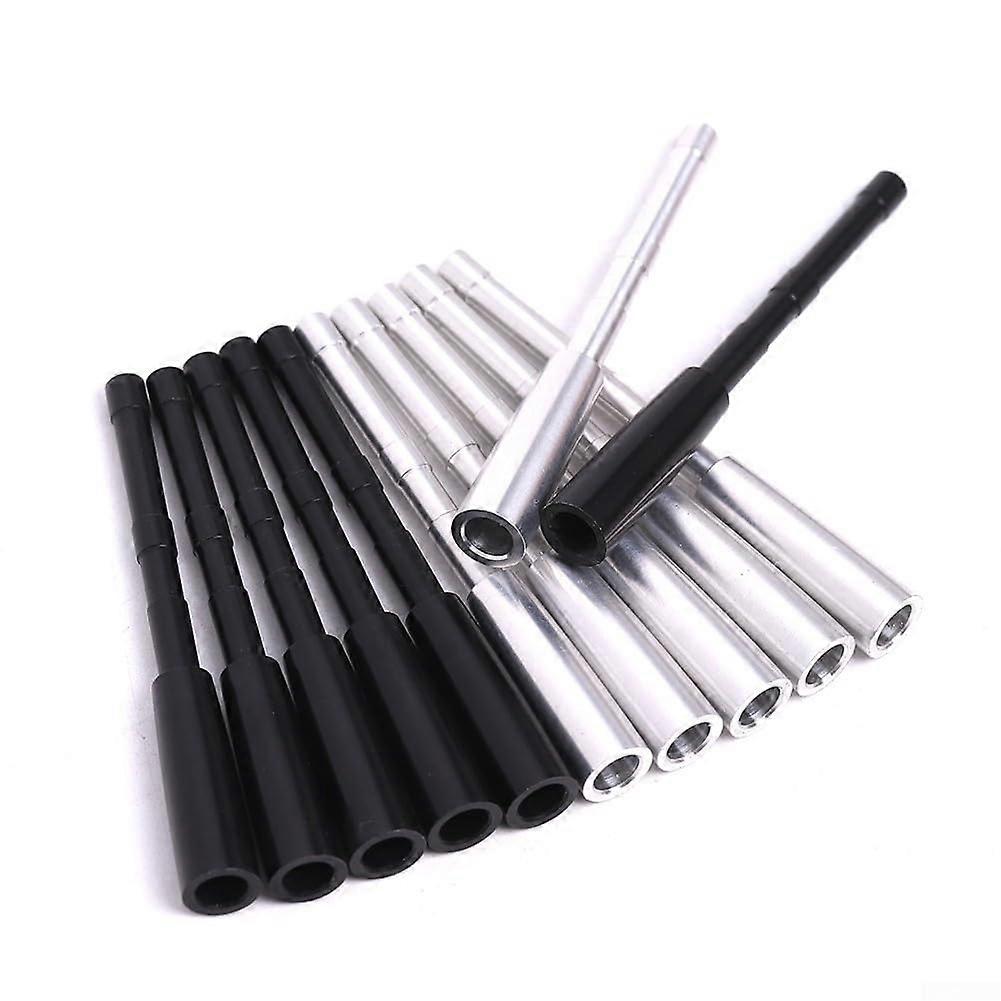 Arrow Connectors Set of 12 for 2mm ID Arrows Quick Conversion Practice Insert Adapters 7.5mm Silver