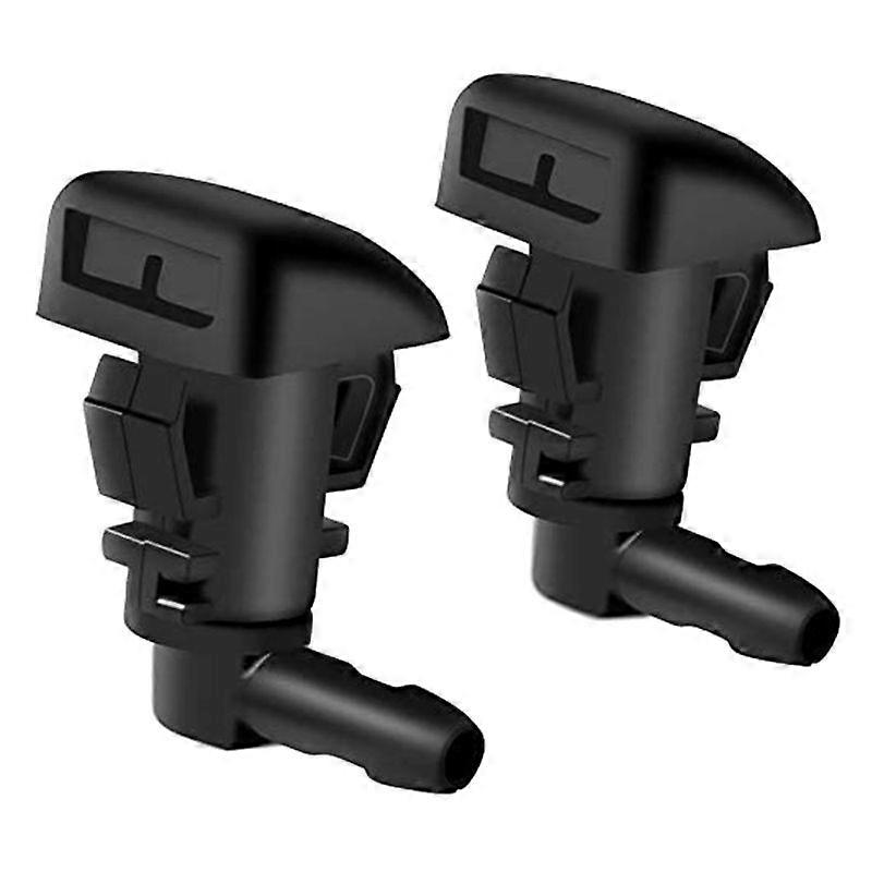 2Pc Front Windshield Washer Nozzles for Fusion MKZ 08-12
