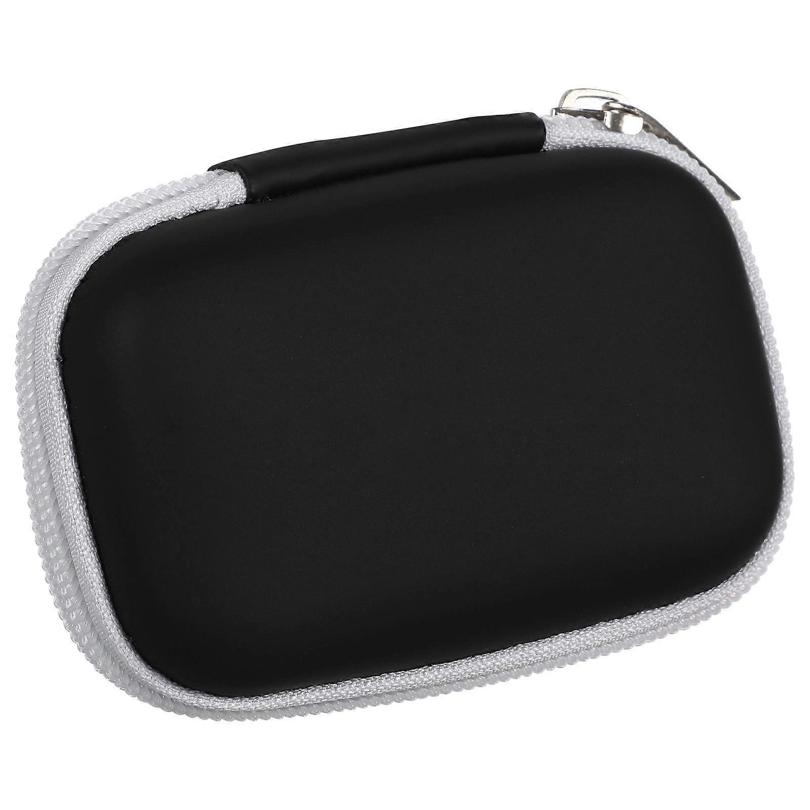 Protect Case for Storage Black Zipper Package Bag