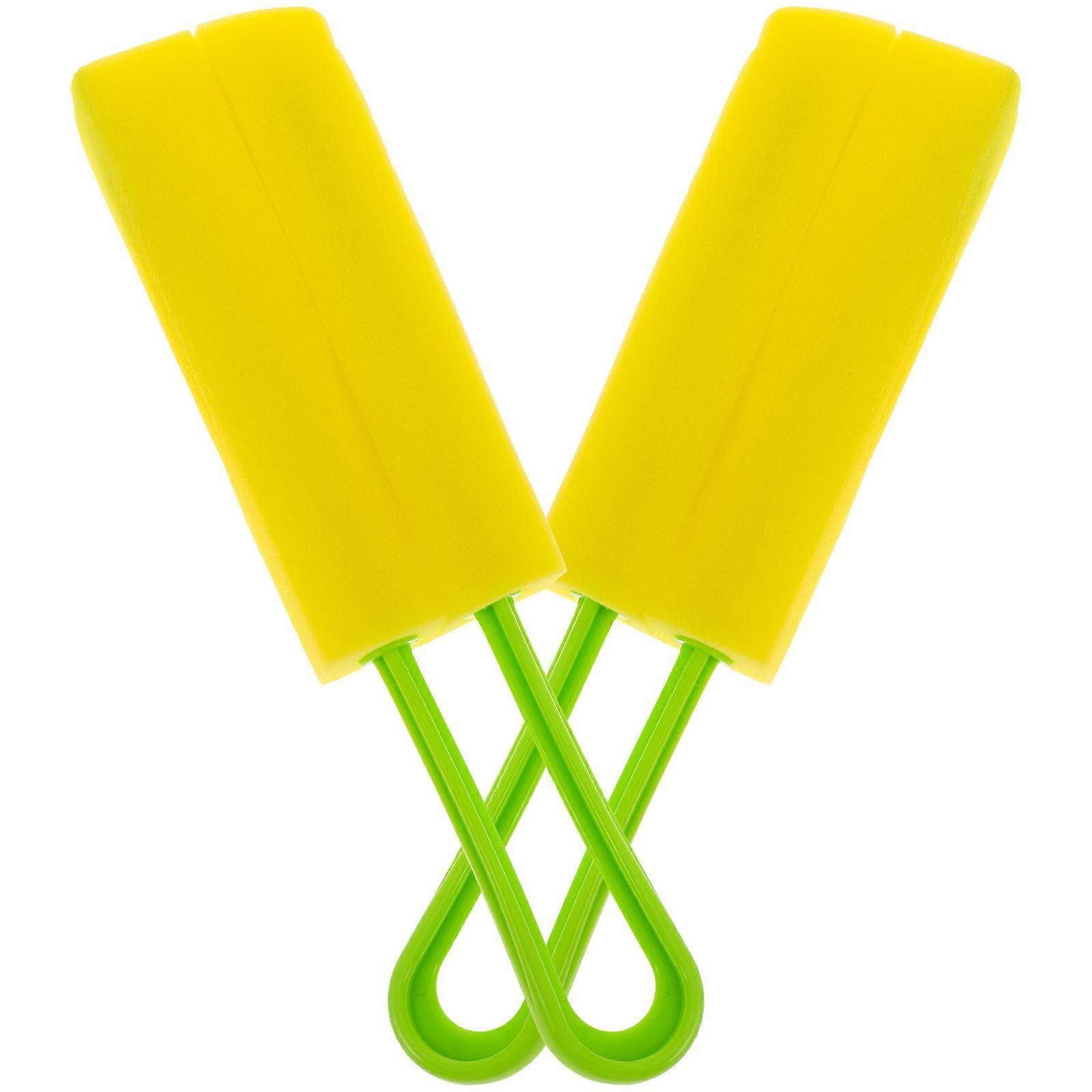 2Pcs Water Bottle Cleaner Bottle Sponge Brush Multipurpose Cleaning Brush