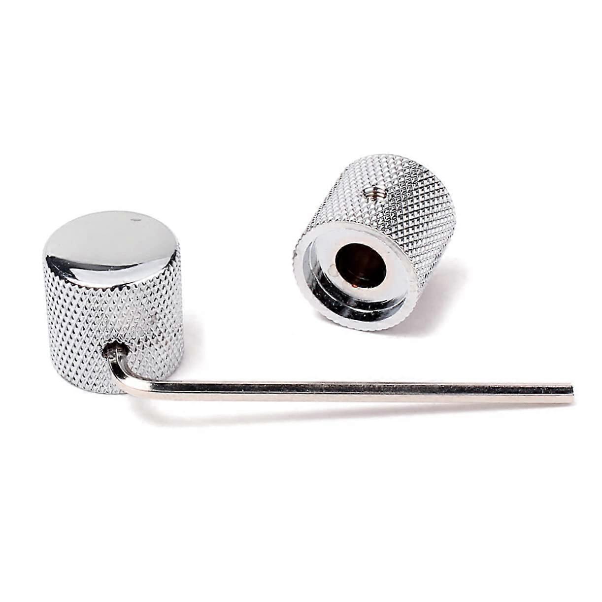 3pcs Dome Guitar Control Knobs with Wrench, Bass Knobs for Volume and Tone, Split Shaft Compatible