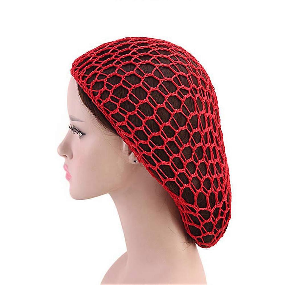 Net Long Sleeping Hat Hair Protector for Hair Use 2Pcs Assorted Color