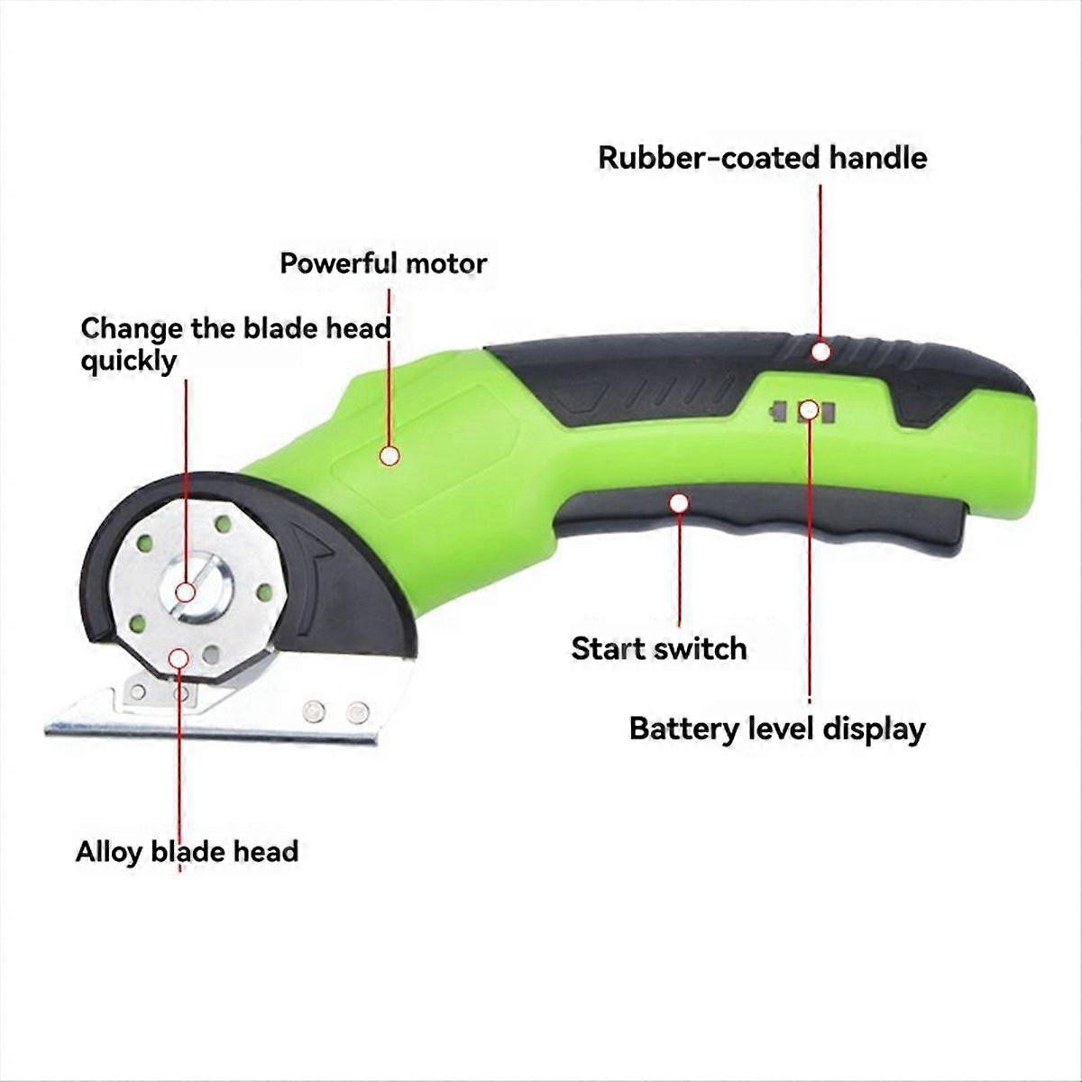 Small Lithium-Ion Electric Scissors for Cloth Cutting